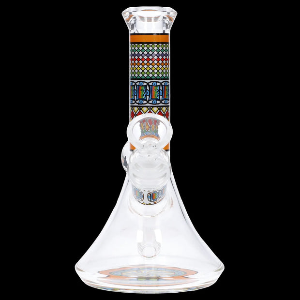 Diamond Beaker w/ Colourful Tube - 7 in.