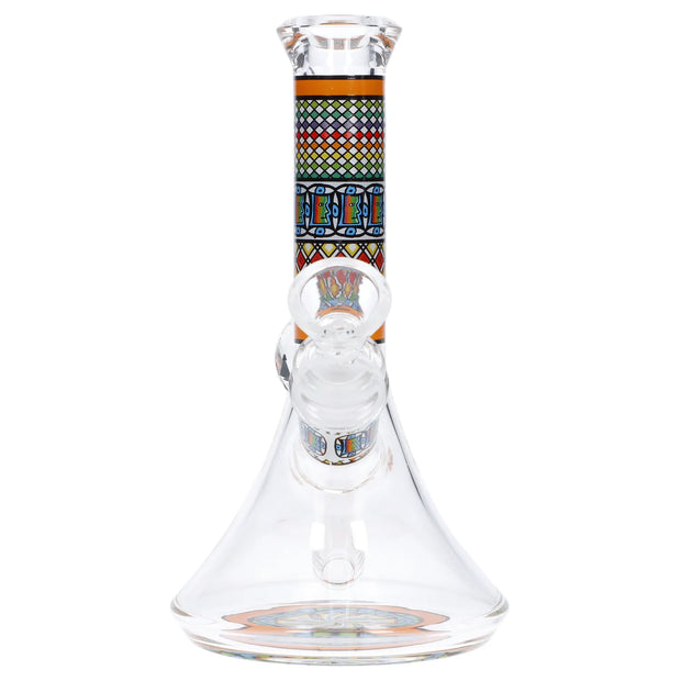 Diamond Beaker w/ Colourful Tube - 7 in.