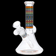 Diamond Beaker w/ Colourful Tube - 7 in.