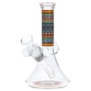 Diamond Beaker w/ Colourful Tube - 7 in.