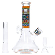Diamond Beaker w/ Colourful Tube - 7 in.
