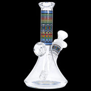 Diamond Beaker w/ Colourful Tube - 7 in.