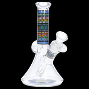 Diamond Beaker w/ Colourful Tube - 7 in.