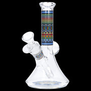 Diamond Beaker w/ Colourful Tube - 7 in.