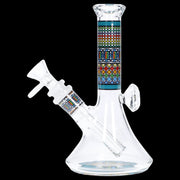 Diamond Beaker w/ Colourful Tube - 7 in.