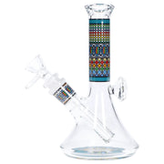 Diamond Beaker w/ Colourful Tube - 7 in.