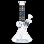 Diamond Beaker w/ Colourful Tube - 7 in.
