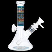 Diamond Beaker w/ Colourful Tube - 7 in.