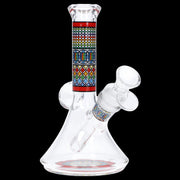 Diamond Beaker w/ Colourful Tube - 7 in.