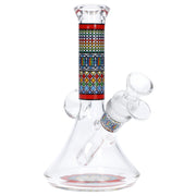 Diamond Beaker w/ Colourful Tube - 7 in.