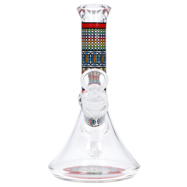Diamond Beaker w/ Colourful Tube - 7 in.