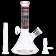 Diamond Beaker w/ Colourful Tube - 7 in.