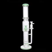 Valiant Straight Tube with Stacked Percs Water Pipe - 17 in.