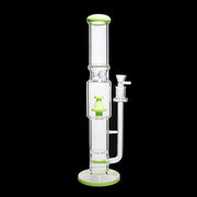 Valiant Straight Tube with Stacked Percs Water Pipe - 17 in.