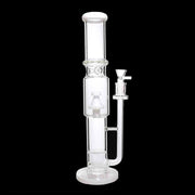Valiant Straight Tube with Stacked Percs Water Pipe - 17 in.
