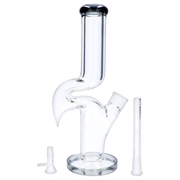 Valiant 14-inch Zig Zag Straight Tube Water Pipe