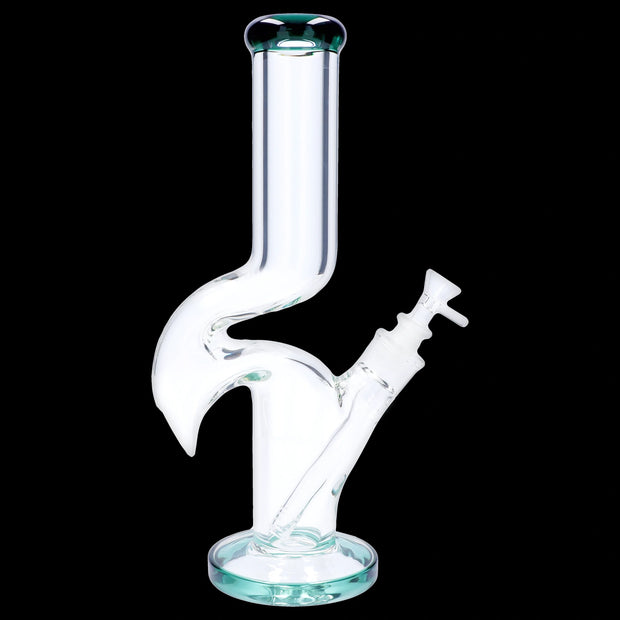 Valiant 14-inch Zig Zag Straight Tube Water Pipe