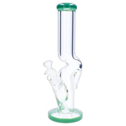 Valiant 14-inch Zig Zag Straight Tube Water Pipe