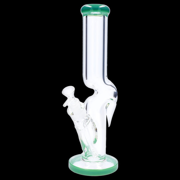 Valiant 14-inch Zig Zag Straight Tube Water Pipe
