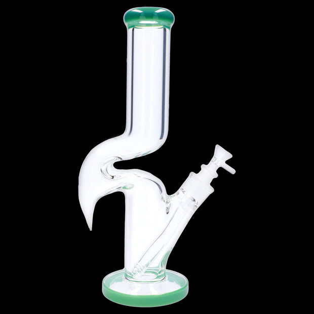 Valiant 14-inch Zig Zag Straight Tube Water Pipe