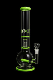 Valiant Inline Glass Ball with UFO & Circ Perc Water Pipe - 16 in.