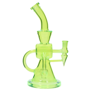Neon Beaker with Showerhead Percolator and Thick Base Water Pipe