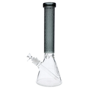 Patterned Printed w/ Coloured Tube Beaker -  Black - 14 in.