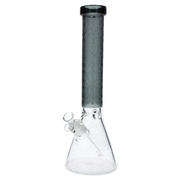 Patterned Printed w/ Coloured Tube Beaker -  Black - 14 in.