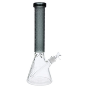 Patterned Printed w/ Coloured Tube Beaker -  Black - 14 in.