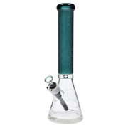 Patterned Printed w/ Coloured Tube Beaker - Green - 14 in.