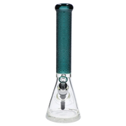 Patterned Printed w/ Coloured Tube Beaker - Green - 14 in.