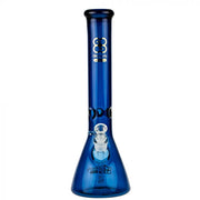 Glasscity Limited Edition Beaker Ice Bong-Cobalt Blue