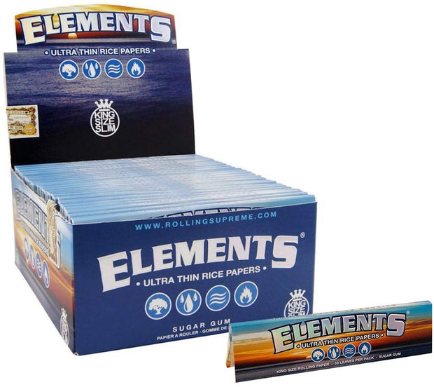 Elements-Rolling Papers-King Size Slim 50 Box