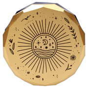 "Famous Design -  Astral Power Aluminum 2 stage Grinder -Black and Gold"