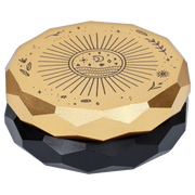 "Famous Design -  Astral Power Aluminum 2 stage Grinder -Black and Gold"