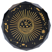 "Famous Design -  Astral Power Aluminum 2 stage Grinder -Black and Gold"