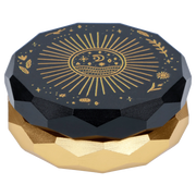 "Famous Design -  Astral Power Aluminum 2 stage Grinder -Black and Gold"