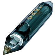 Famous Design - Astral Power Crystal Hand Pipe - Black - 5in