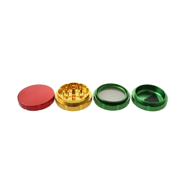 60mm 3-Stage Rasta Aluminum Grinder