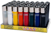 Clipper Solid Colour Lighters – 48/Tray