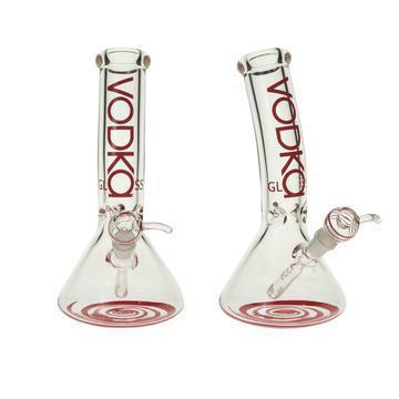 12" Vodka Glass 9MM Bent Neck