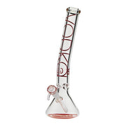 18" Vodka Glass 9MM Bent Neck