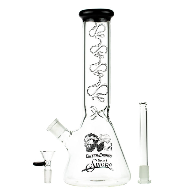 CHEECH & CHONG FAMOUS X 12 IN BEAKER WATER PIPE