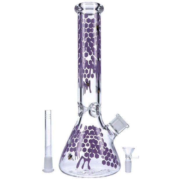 14Ó Honeycomb Beaker Water Pipe
