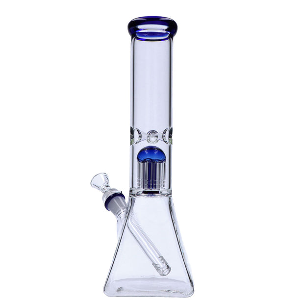 12Ó Quad Base Beaker Water Pipe with Tree Percolator