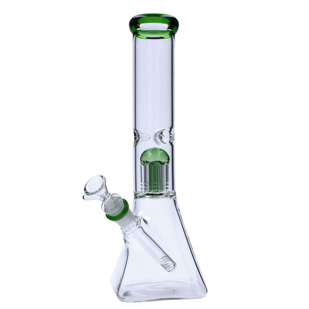 12Ó Quad Base Beaker Water Pipe with Tree Percolator