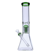 12Ó Quad Base Beaker Water Pipe with Tree Percolator