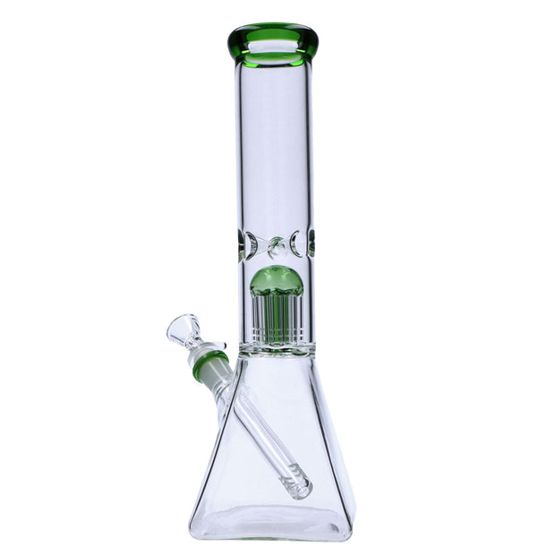12Ó Quad Base Beaker Water Pipe with Tree Percolator
