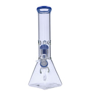 12Ó Quad Base Beaker Water Pipe with Tree Percolator