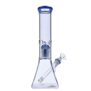 12Ó Quad Base Beaker Water Pipe with Tree Percolator